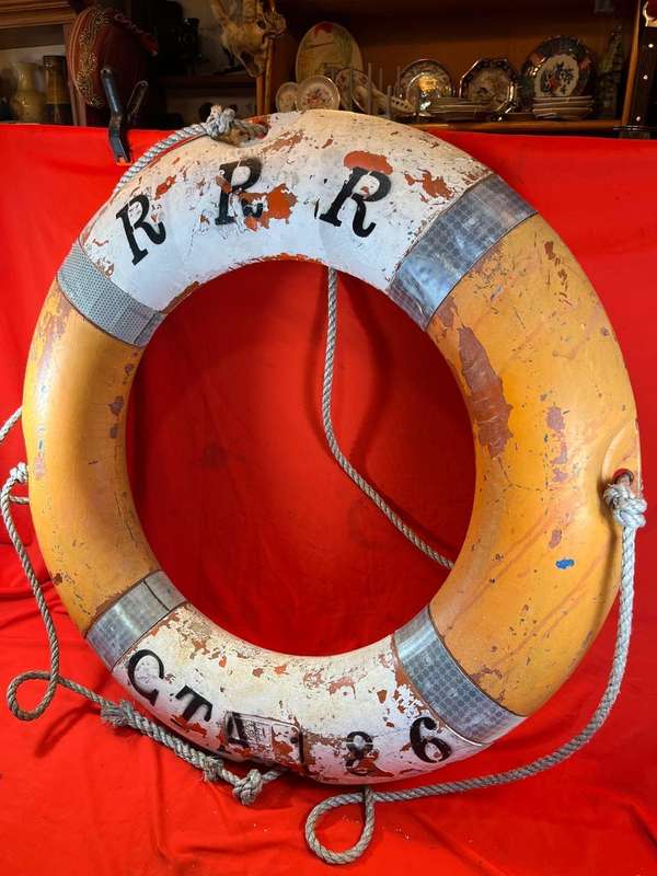 Pair of Life Buoys from a ship
