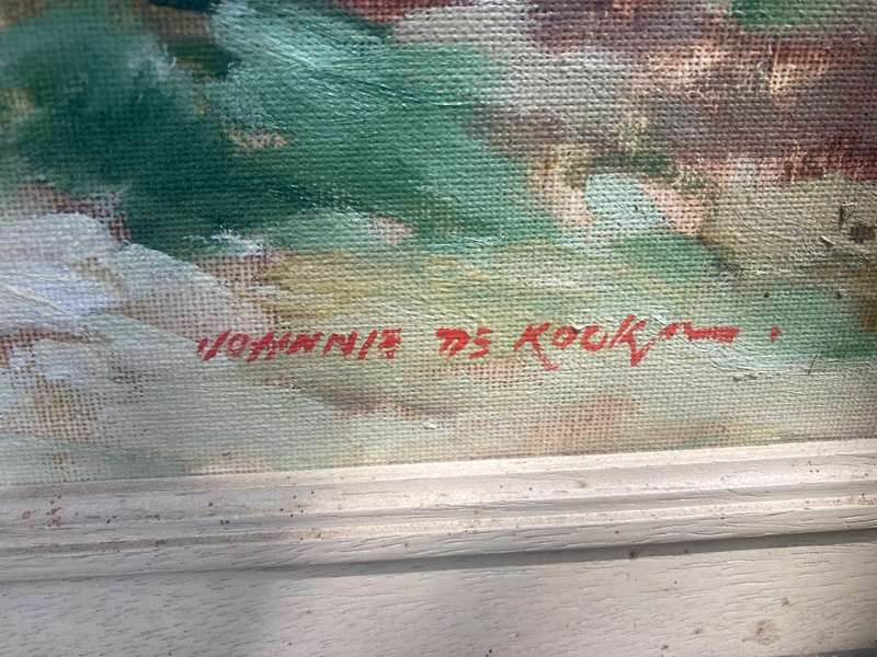 Johnny de Kock Oil on board ( 86 x 70 cm )