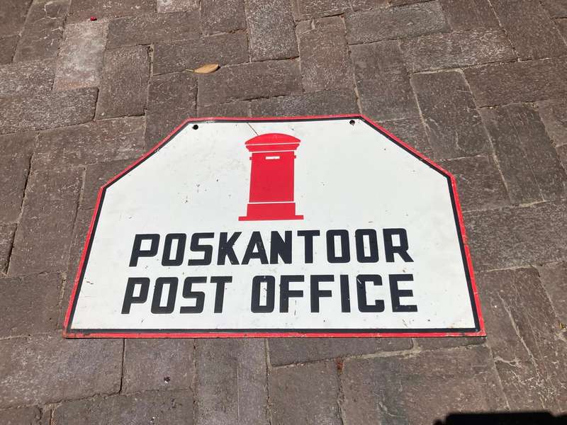 Original Doublesided Poskantoor Sign (60 x 40 cm )
