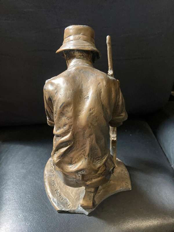 Bush War : Rare SADF soldier with Bible : Soldaat vir Christus ( 21 cm )