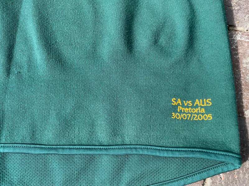 Rugby: Springbok Players Match Jersey : no 3