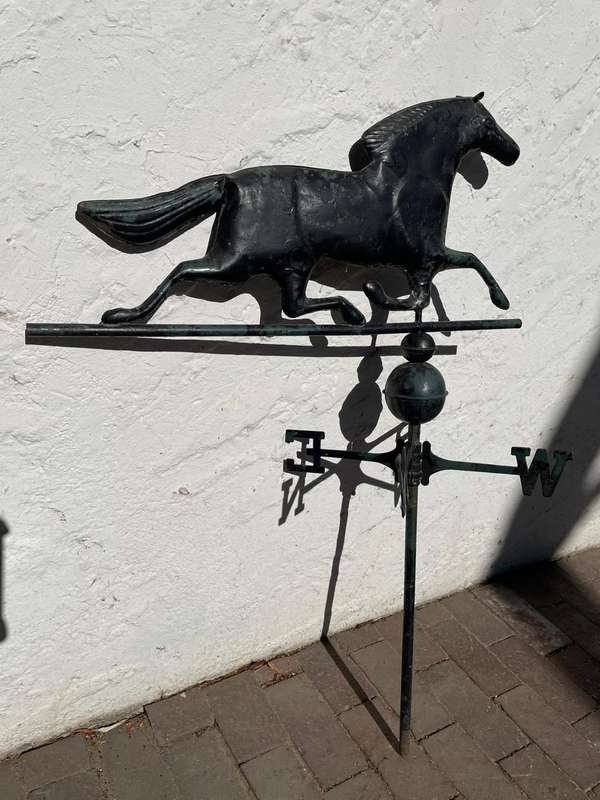 Rare Original Metal Horse Weathervane from Backwood Studfarm ( 115cm )