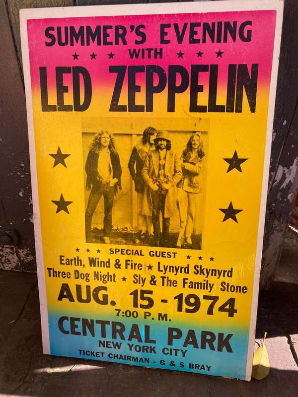 Collection of 3 Pop Concert Posters. ( 55 x35 cm , Blocked)