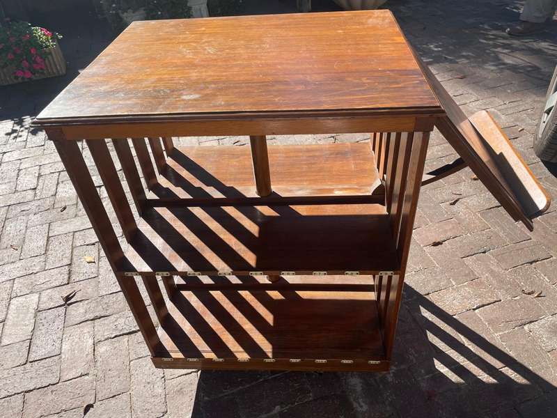 Beatiful Teak Revolving Boodcase ( 90 x 68 x 55 cm )