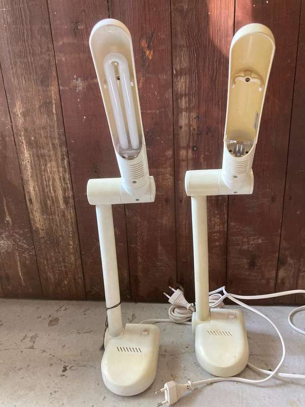 Pair Of Eurolux Folding Lamps circa 1980's