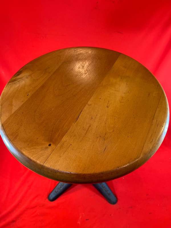 Rare Cast Iron Singer Chair
