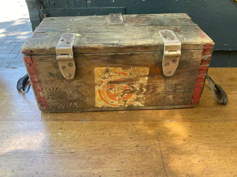 WW11 Original Ammo Box with Brass Fittings 1942