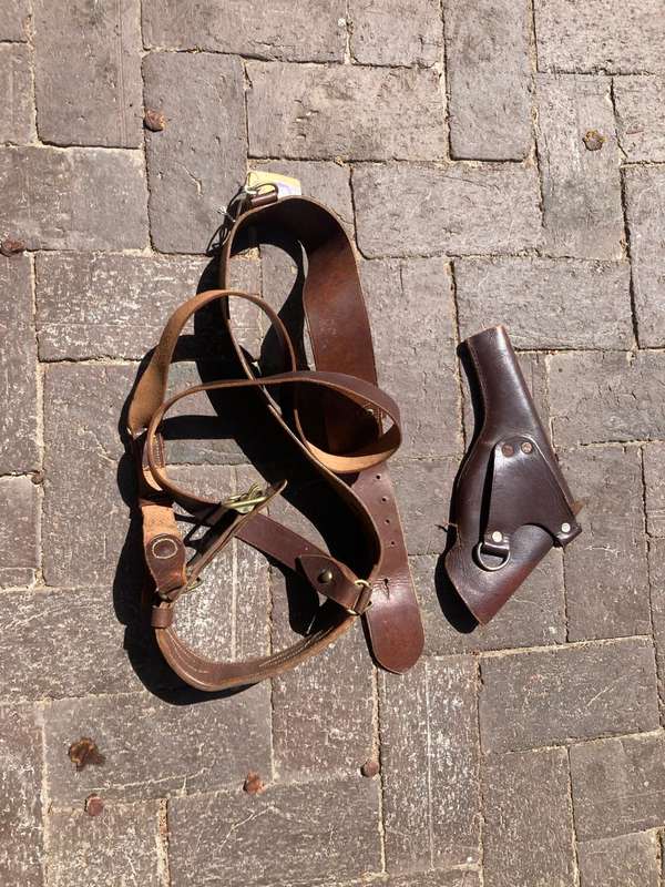 Sam Brown Belt and Holster