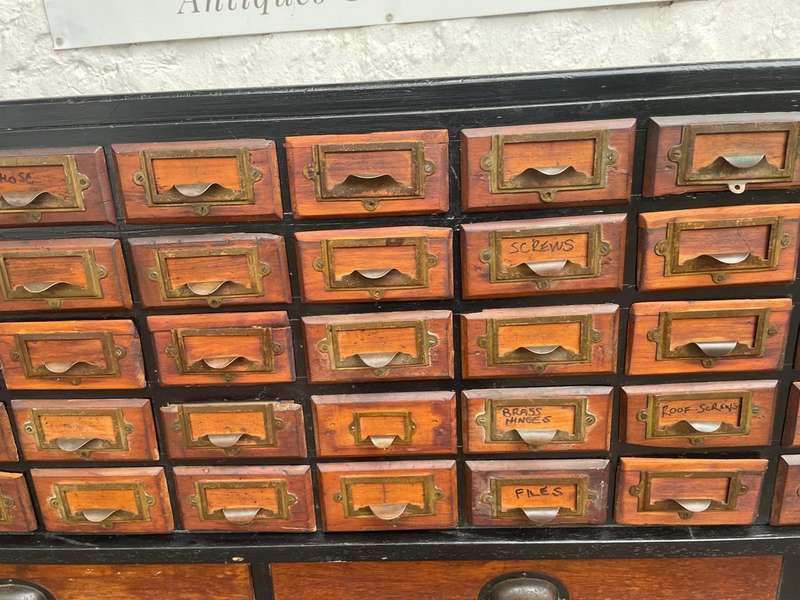 Rare Apothecary Cabinet ( 126 x 126 x 38 cm )