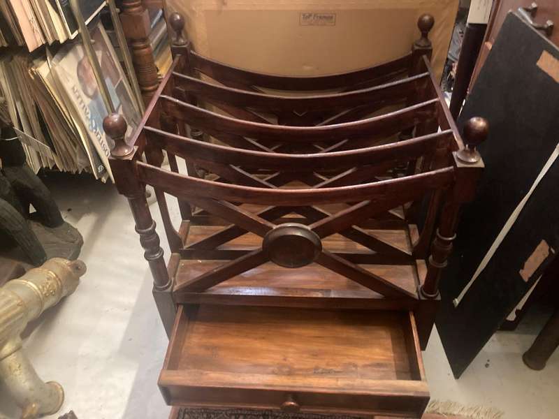 Mahogany Canterbury ( 50 x 38 x 60 cm )