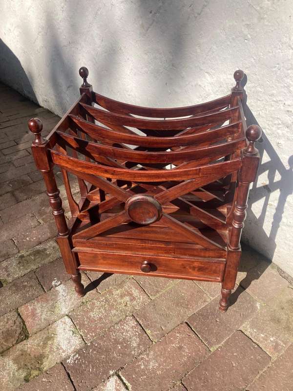 Mahogany Canterbury ( 50 x 38 x 60 cm )