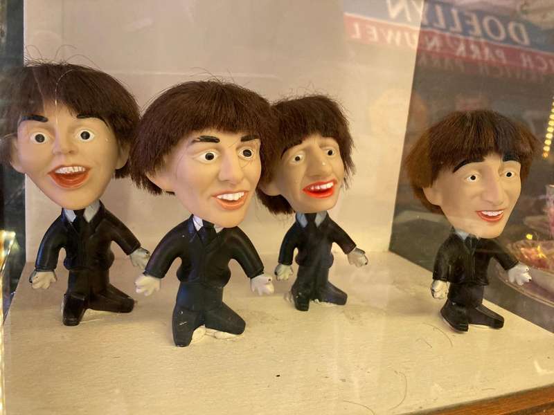 Beatles Remco Dolls in a Display Box circa 1964