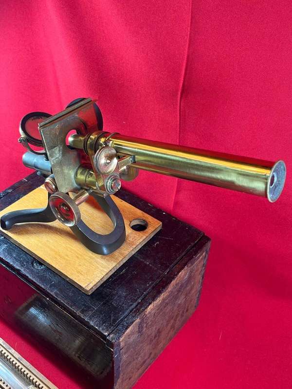 Vintage Brass Microscope J Zentmayer 1876