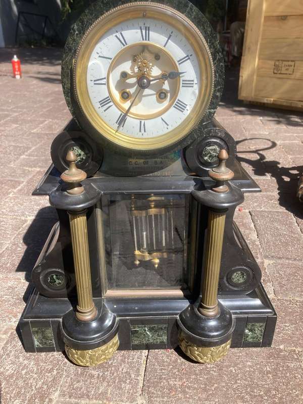 Vintage Slate Clock
