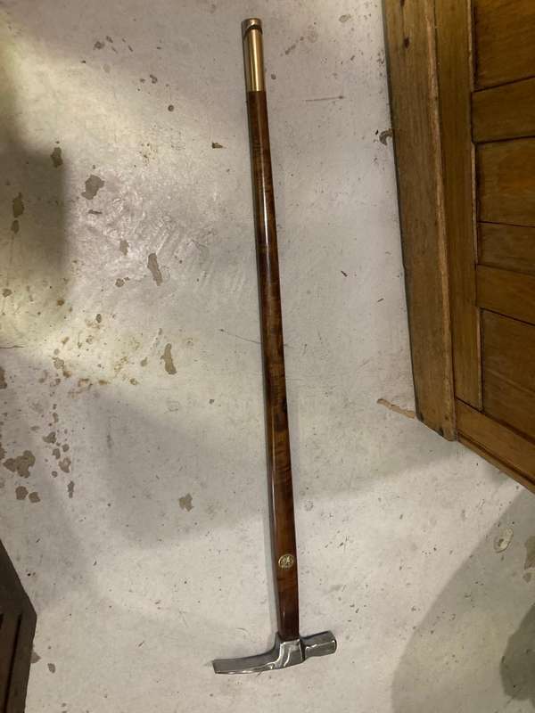 Rare Coalminers Deputy Walking Stick/ Measure Tool ( 89 cm )