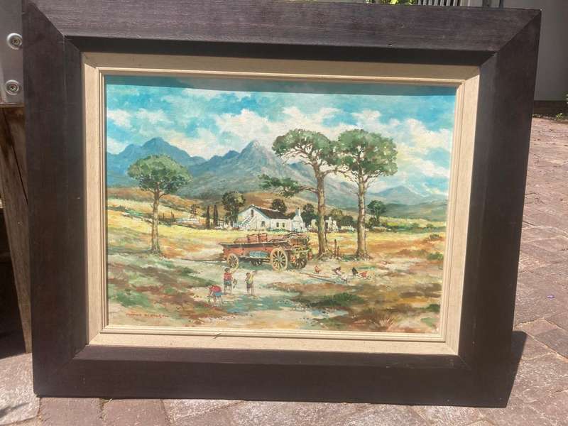 Johnny de Kock Oil on board ( 86 x 70 cm )