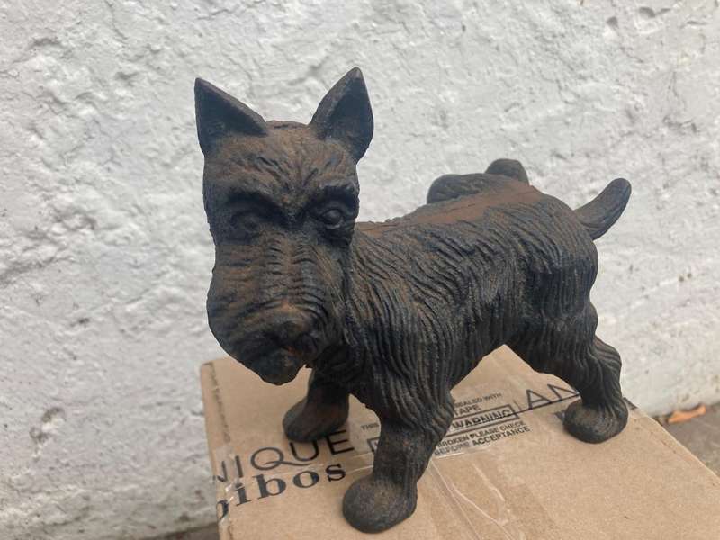 Cast Iron Scotty Dog Doorstop ( 20 x 16 cm )