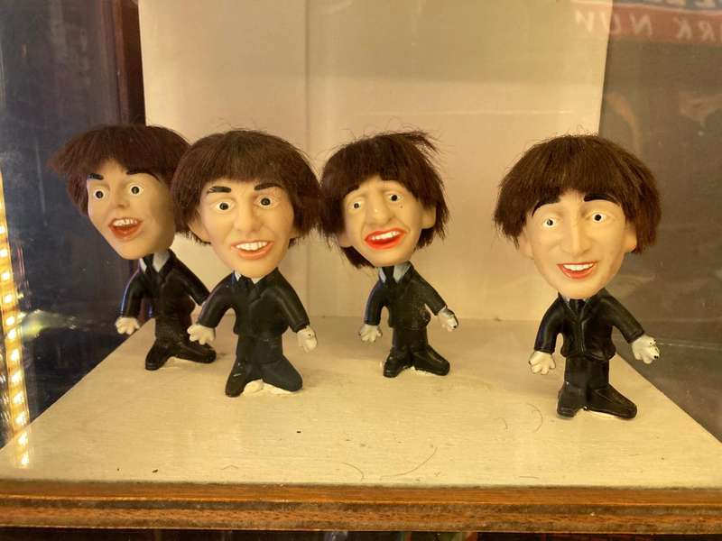 Beatles Remco Dolls in a Display Box circa 1964