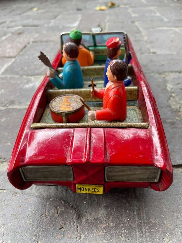 Rare Monkeemobile Tinplate made in Japan