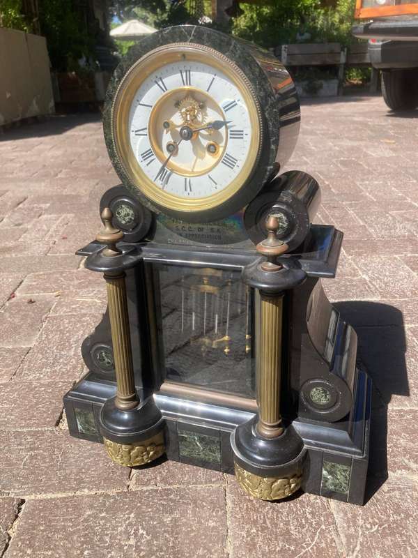 Vintage Slate Clock