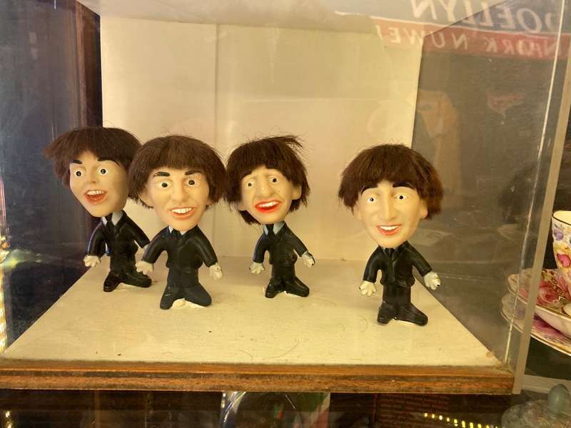 Beatles Remco Dolls in a Display Box circa 1964