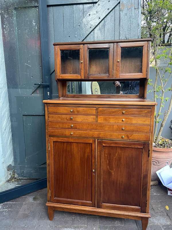 Mahogany Dental Cabinet ( 150 x 84 x 40 cm )
