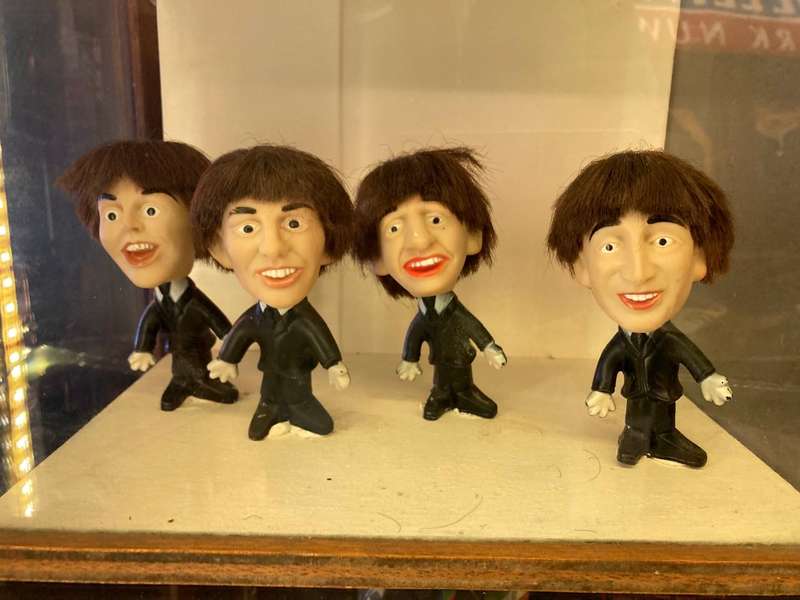 Beatles Remco Dolls in a Display Box circa 1964