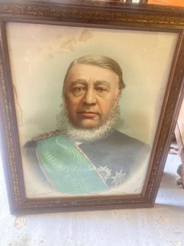 Boer War : Pres. Paul Kruger Print ( 60 x 47 cm )