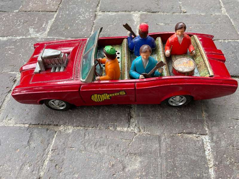 Rare Monkeemobile Tinplate made in Japan