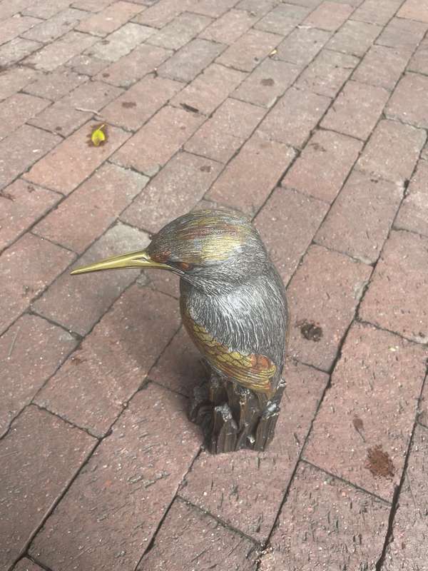 Beautiful Bronze by Giovanni Schoeman: The Kingfisher ( 32 cm )