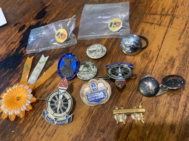 Collection of Afticana Pins and Badges