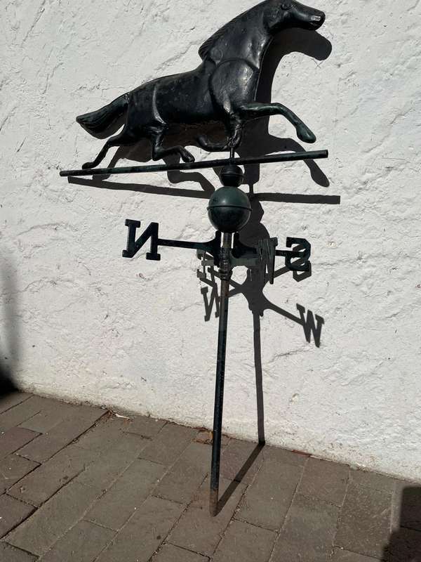 Rare Original Metal Horse Weathervane from Backwood Studfarm ( 115cm )