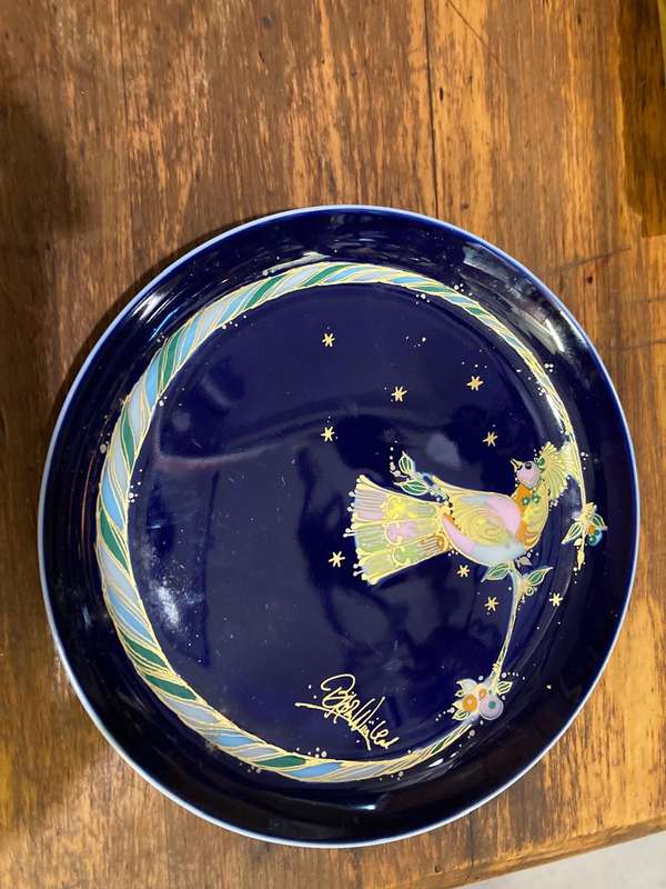 Beautiful Rosenthal Peacock Plate ( 20 cm)