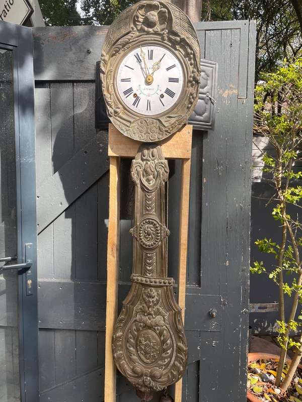 Beautiful Brass French Comtoise Clock ( working)
