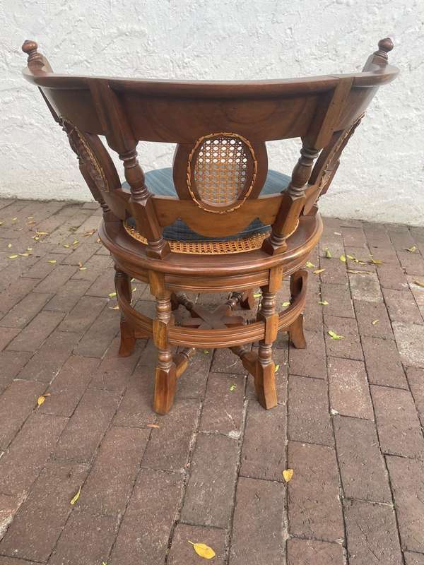 Vintage Stinkwood Tub Chair