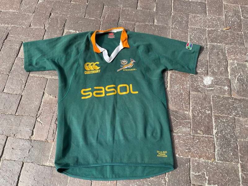 Rugby: Springbok Players Match Jersey : no 3