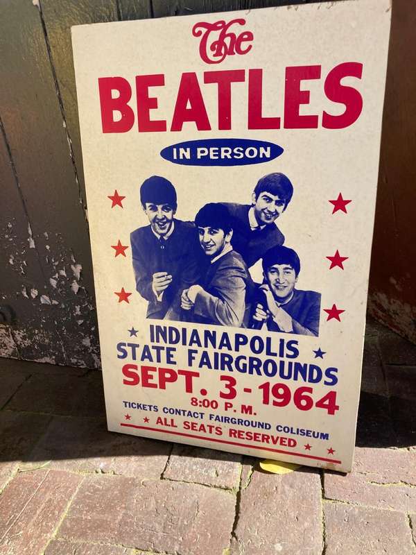 Collection of 3 Pop Concert Posters. ( 55 x35 cm , Blocked)