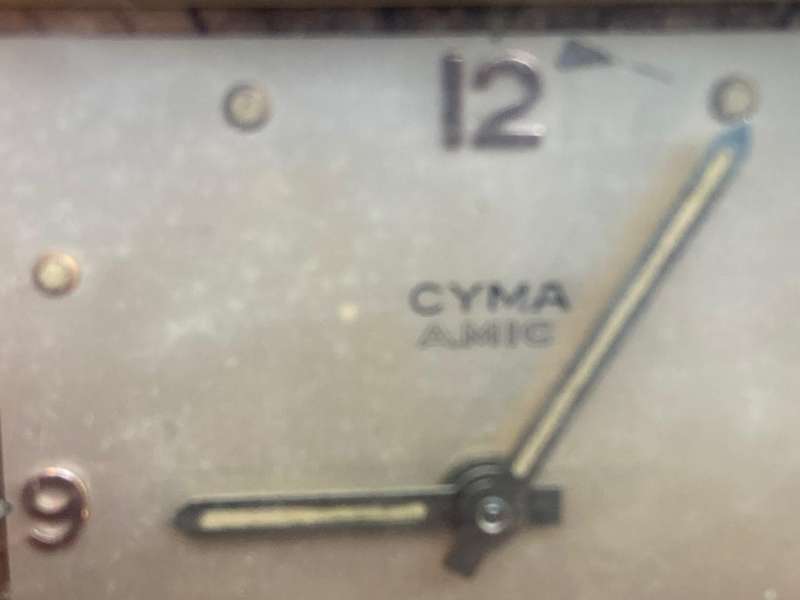 Swiss Cyma Travel Clock