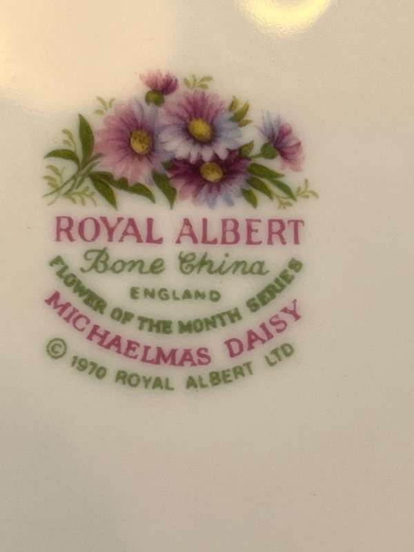 Royal Albert : Flower of the Month Series ( all except October)