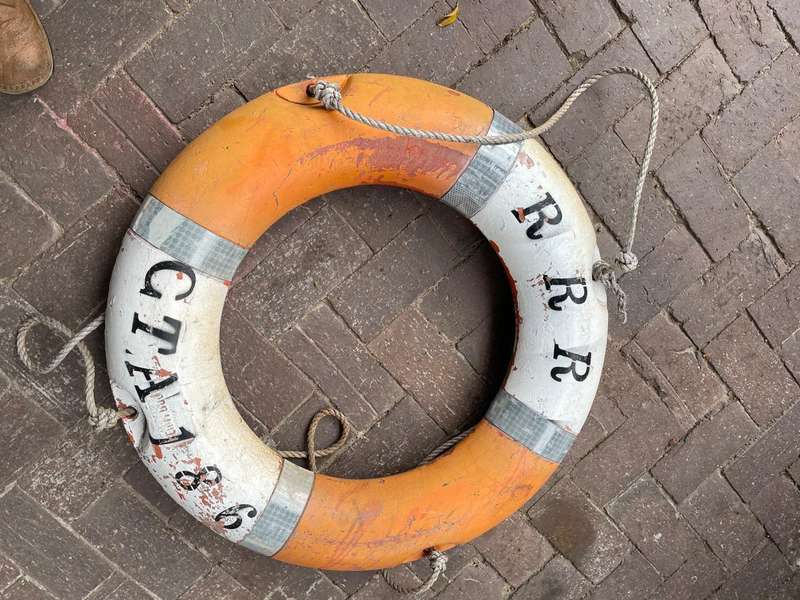 Pair of Life Buoys from a ship