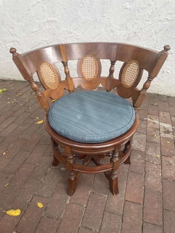 Vintage Stinkwood Tub Chair