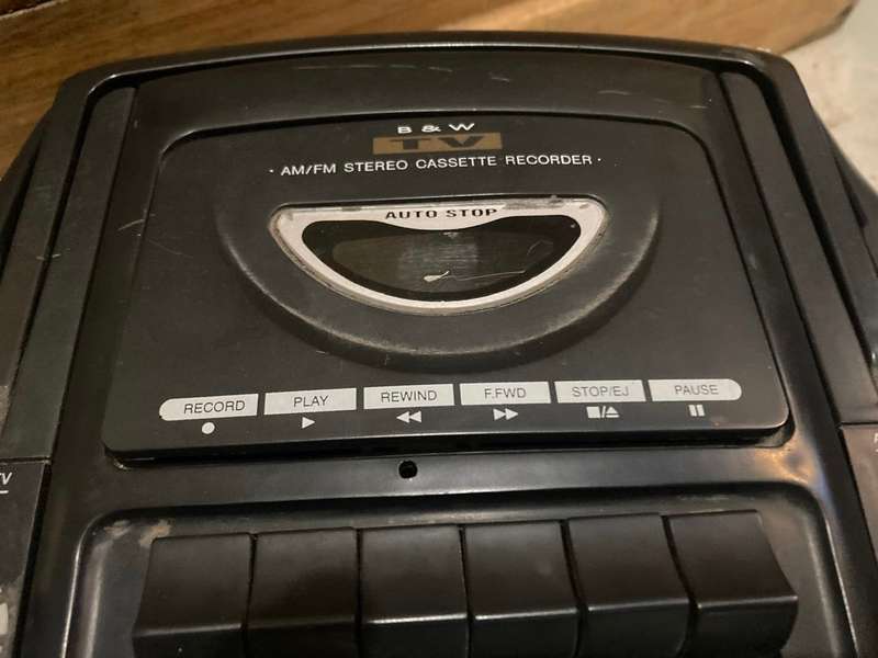 Vintage Orient Star Portable TV/ Radio/ Tape Deck