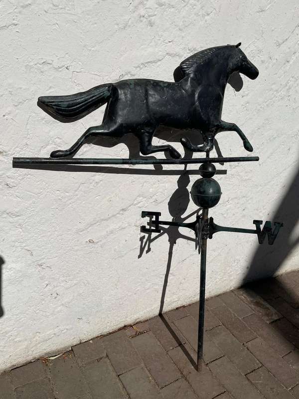 Rare Original Metal Horse Weathervane from Backwood Studfarm ( 115cm )