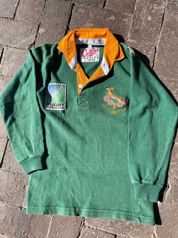 Rugby . Pair of Springbok Worldcup 95 Jerseys