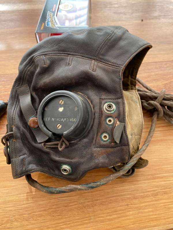 WW 11 RAF Pilots Helmet