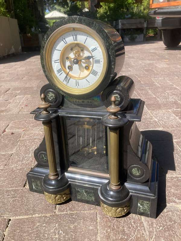 Vintage Slate Clock