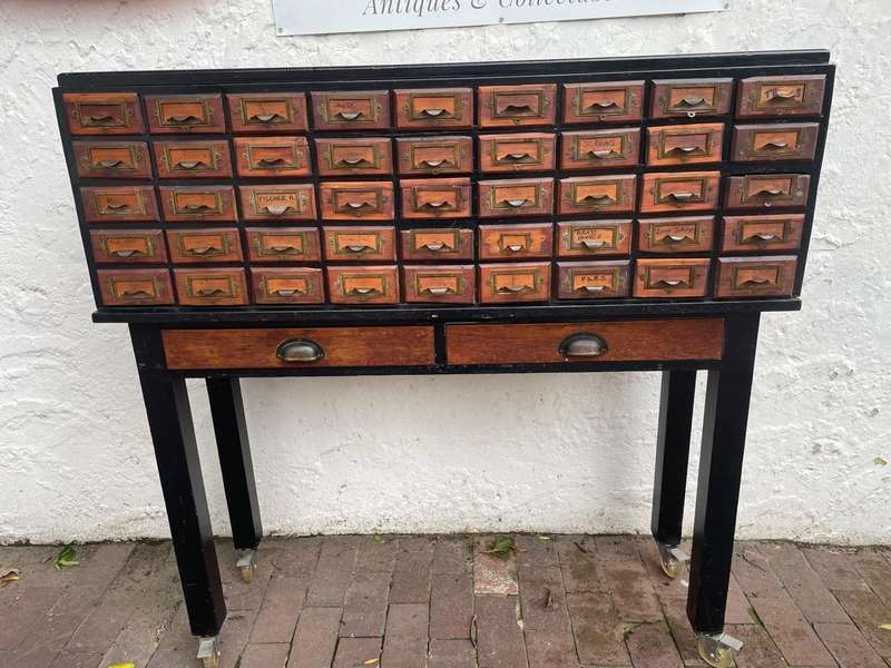 Rare Apothecary Cabinet ( 126 x 126 x 38 cm )