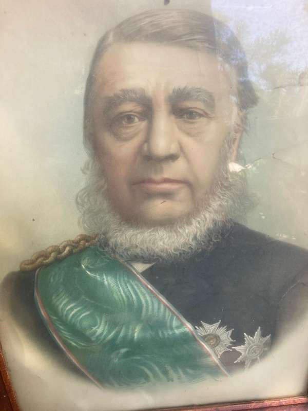 Boer War : Pres. Paul Kruger Print ( 60 x 47 cm )