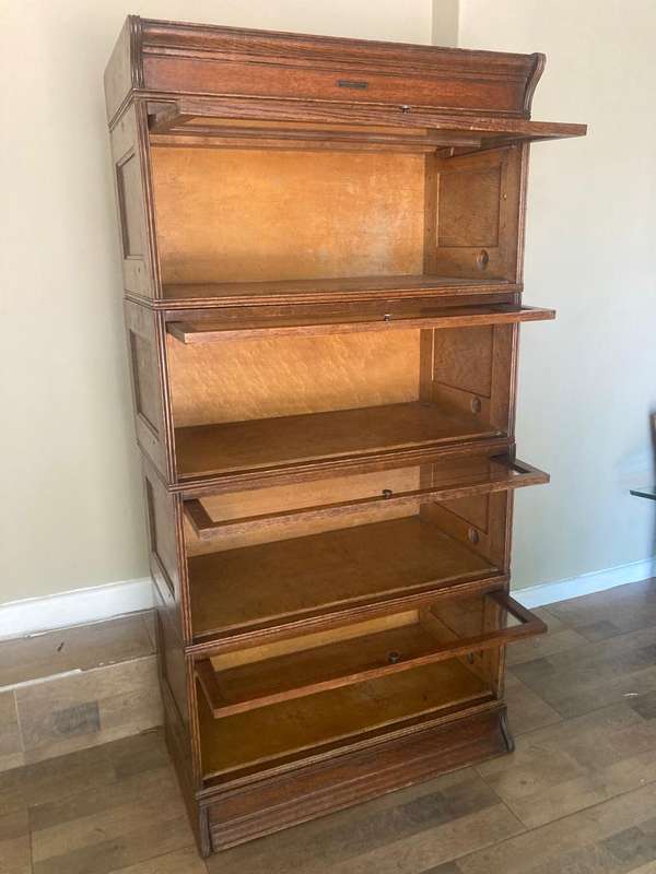 Oak Stack Lawyers Bookcase (170 x 85 x 47 cm ) Yawman & Erbe , Rochester NY