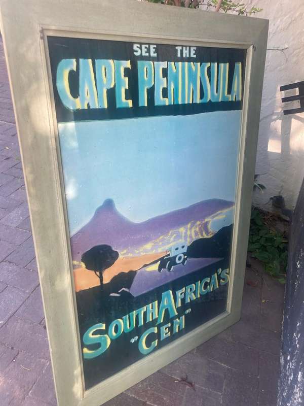 Rare Cape Peninsula Advertising Poster( 70 x 97 cm )